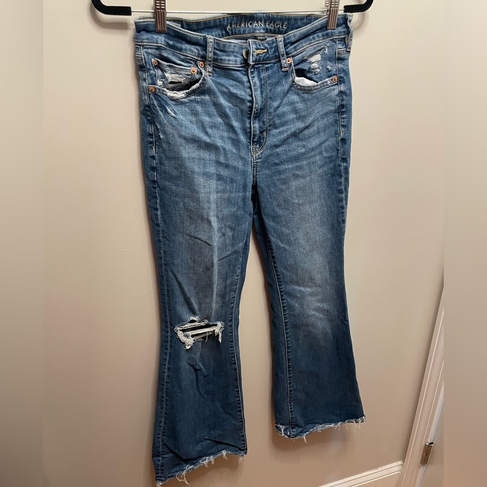 American Eagle Super Hi-rise Flare